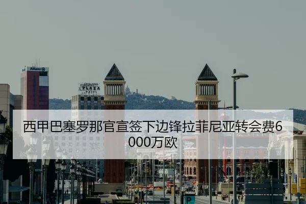 西甲巴塞罗那官宣签下边锋拉菲尼亚转会费6000万欧